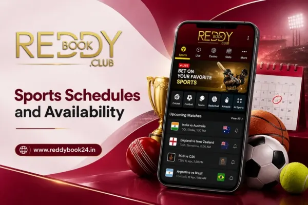 Sports Schedules and Availability on Reddybook